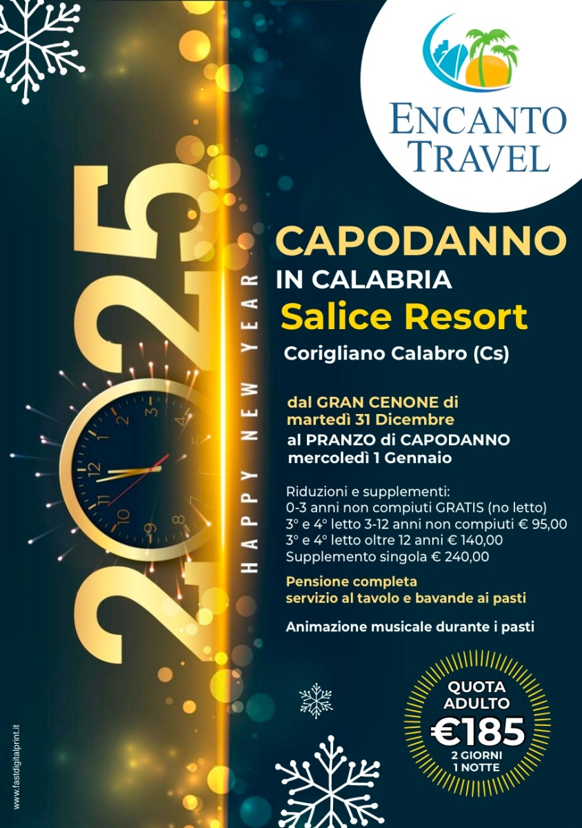 CAPODANNO IN CALABRIA  Salice Resort